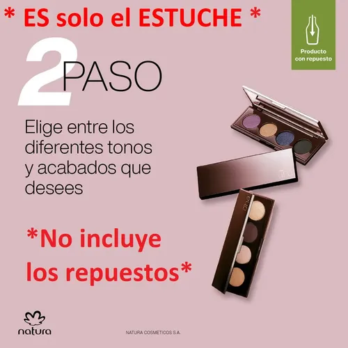 Estuche Para Paleta De Sombras Personalizable Una Natura