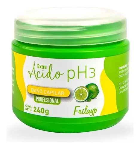 Baño De Crema Tratamiento Capilar Frilayp Extra Acido X 6