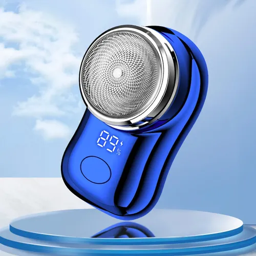 3 Mini Afeitadora Para Hombres Para Usar La Depilación Azul