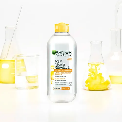 Agua Micelar Tono Uniforme × 400ml Garnier