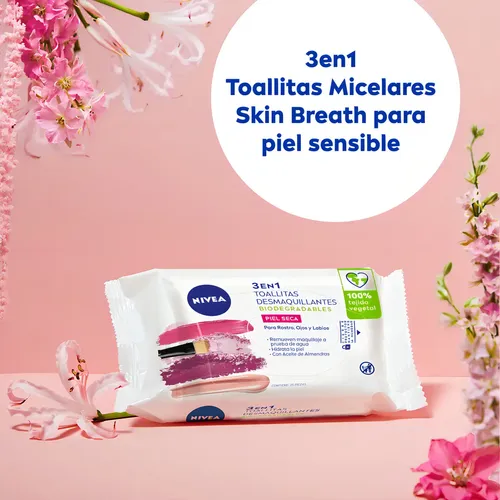 Toallitas Desmaquillantes Nivea Suaves X 25 U