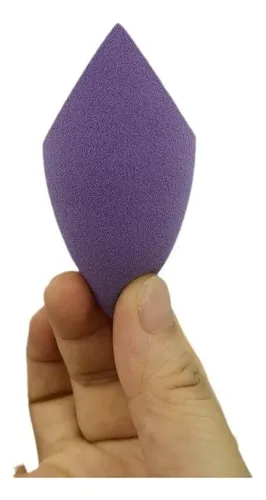 Esponja Suave Sin Látex Hidratable Corte Oblicuo Doble Cara/