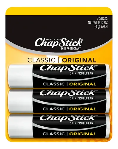 Balsamo Labial Chapstick Humectante Original X 3