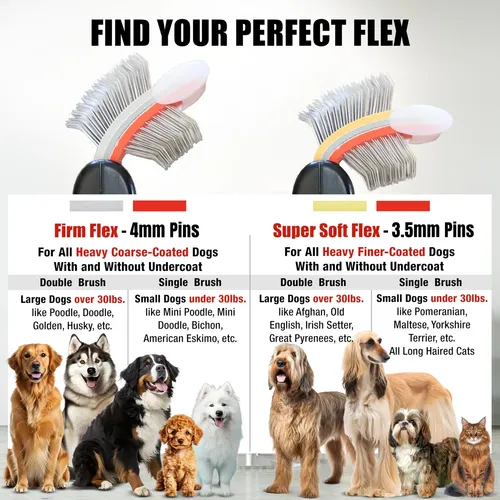 Cepillo Para El Cabello Groomers Helper Flexit, Cepillo Flex