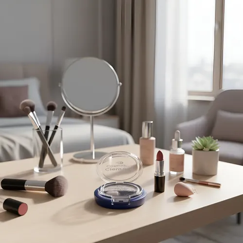 Sombra Compacta Cosmética Científica Color 01 Blanca Polvo Hipoalergénica