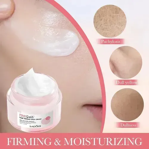 Crema Facial 50 Gr. Pink Salt Sadoer Todo Tipo De Piel Día/noche