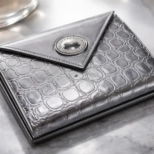 Espejo Vidrio Para Cartera Aumento X2 Y X1 Broche 8 X 6 Cm