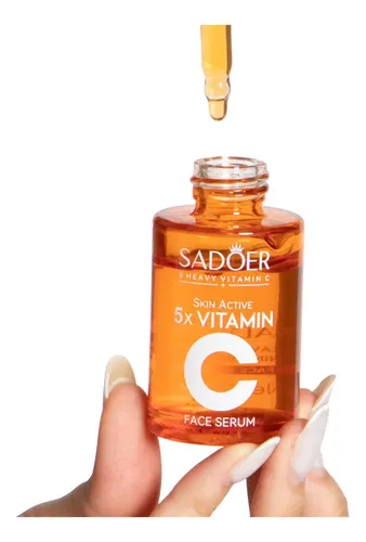 Serum Suero Facial Vitamina C 5x Niacinamida Blanqueadora Todo Tipo De Piel Día/noche