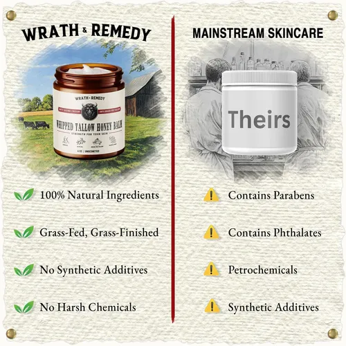 Crema Hidratante Wrath & Remedy De Sebo De Res Orgánico Bati
