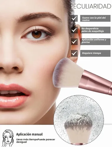 Set De 30 Brochas De Maquillaje Profesional – Rosa