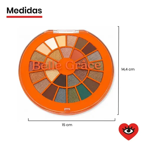 Paleta Sombras De Ojos 27 Colores Mate Brillante Maquillaje Rostro Veoquiero