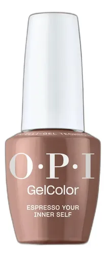 Opi Gel Color Intelli Espresso Your Inner Self Semi X 15ml Marrón Oscuro