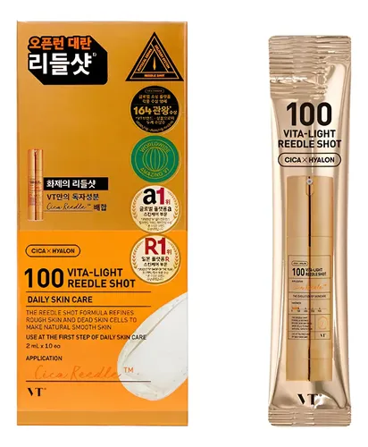 Vt Vita-light Reedle Shot 100 2ml X10mini Serum Facial