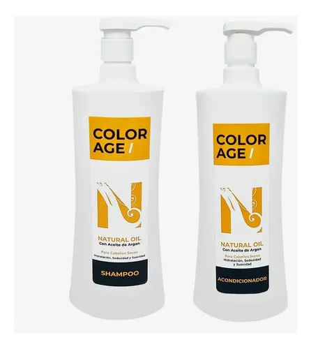 Color Age Kit Argán Shampoo/Acondicionador X1000ml