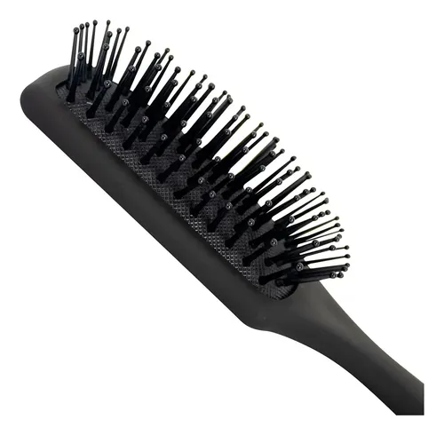 Cepillo Neumático Para El Cabello Rectangular De Plástico