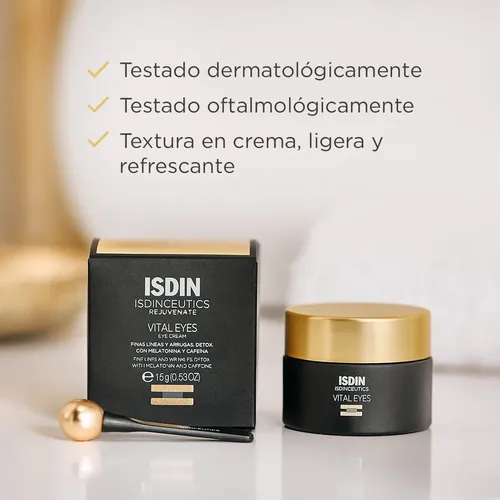 Isdin Vital Eyes Contorno De Ojos Anti-arrugas X 15gr Todo Tipo De Piel