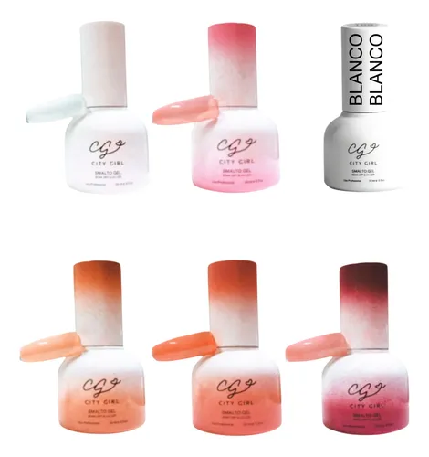 Esmaltes Semipermanentes Via Láctea X 6 City Girl 10ml