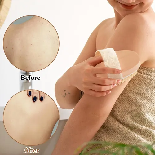 Set 10 Cepillos Exfoliantes Cuerpo Cerdas Naturales Masaje