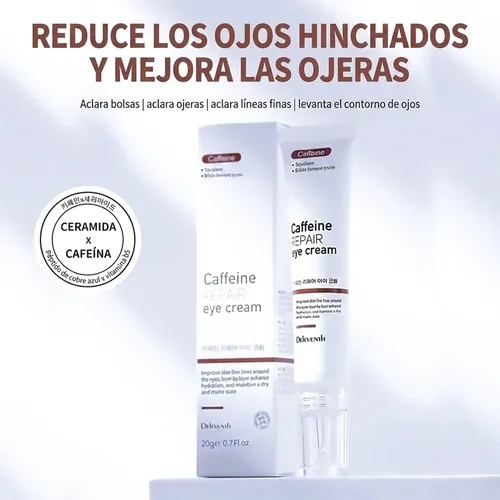 Bálsamo Contorno Ojos Cafeína 20g Hidratación Suave Brillo