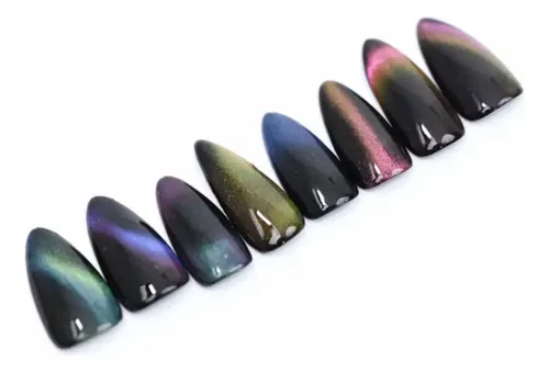Kit X7 Esmaltes Navi Ojo De Gato 8 Ml Semipermanentes