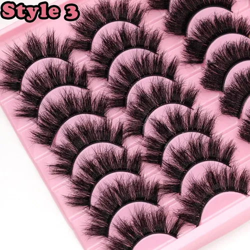 Pestañas Postizas Leafmoon 21 Pares 3 Estilos 8d Volumen