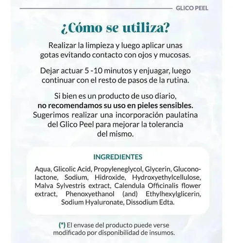 Biobellus Glicopeel Exfoliante Quim. 30ml