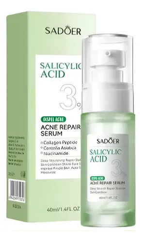 Sérum Facial Antiacné Ácido Salicílico Antimanchas Sadoer