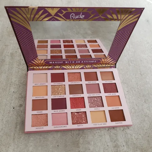 Paleta Sombras 20 Colores Brilloso Mate The Roaring 20’s Carefree Rude Cosmetics