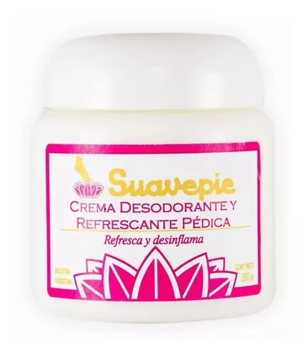 Crema Pies Desodorante Refrescante Desinflama Suavepie 250gr