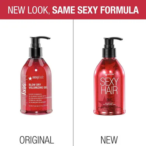 Gel Voluminizador Sexyhair Big Blow Dry 250 Ml 72 H Hold