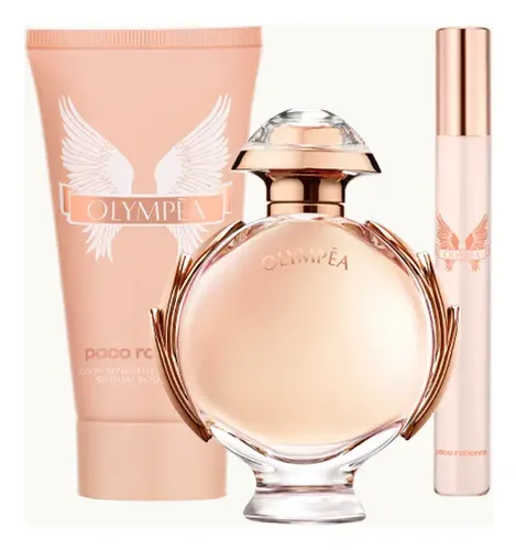 Perfume Rabanne Olympea 80ml Edp + 100ml Bl+ 10ml Mujer