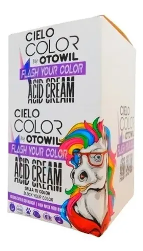 Mascara Capilar Con Enjuague Crema Acida Otowil Caja X12uni