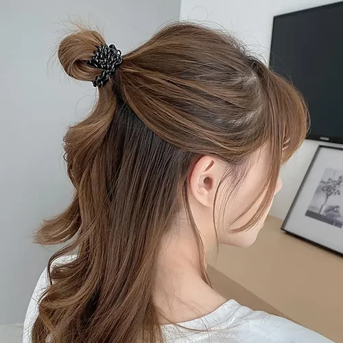 Laços De Cabelo Espirais Jesslab, 10 Pcs, Cores Sortidas