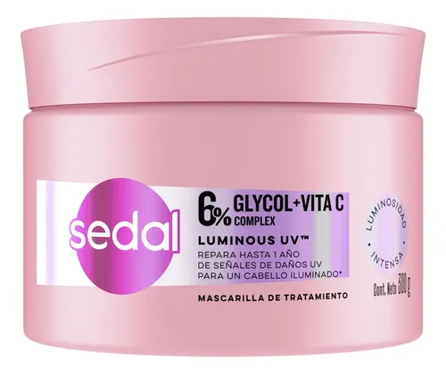 Mascarilla Capilar Sedal Luminous UV 300 ml