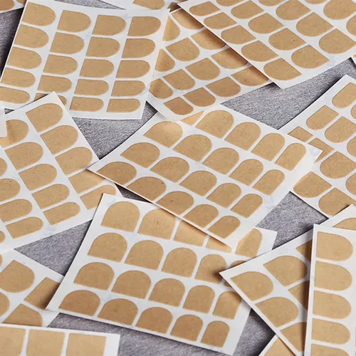 50 Sheets Nail Stickers For Women Yellow Self-adhesive