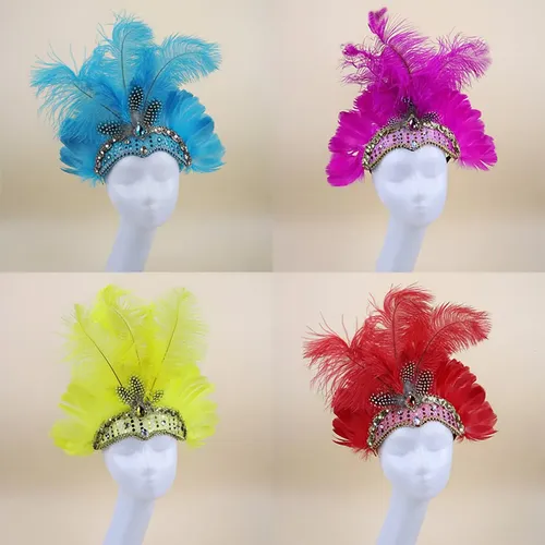 Cs Showgirl – Diadema De Plumas For Carnaval, Accesorios .