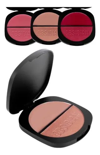 Obsidian Gemini Blush Duo Maquillaje Rubor Ruby Rose Tono del maquillaje OG05
