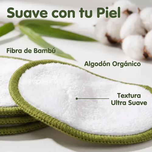 Almohadillas Desmaquillantes Reutilizables 16pads Ecológicos