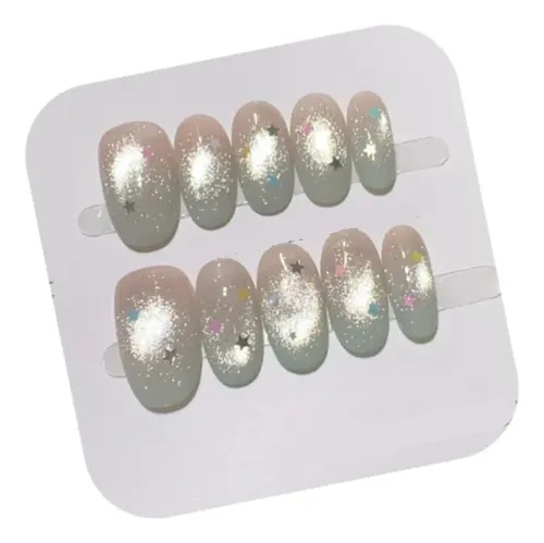 Calidad Superior Parche De Uñas Portátil De Color Menta