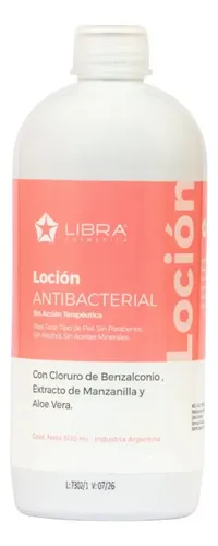 Loción De Limpieza Facial Antibacterial 500ml Libra