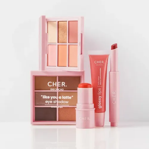 Labial Cher Dieciocho Rosy Brown Brillante Stick To The Gloss