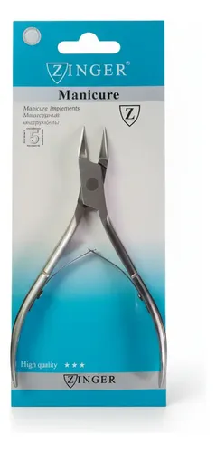 Zinger Alicate Profesional Recto Para Uñas Acero Inox
