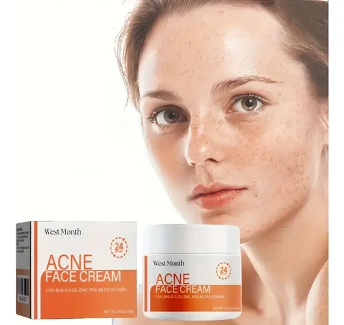 Crema Facial Con Ácido Salicílico 100 G Suave Y No Irrita