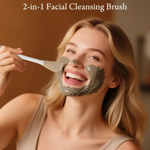 Set Masajeador Facial Real Perfection Rodillo Gua Sha Verde