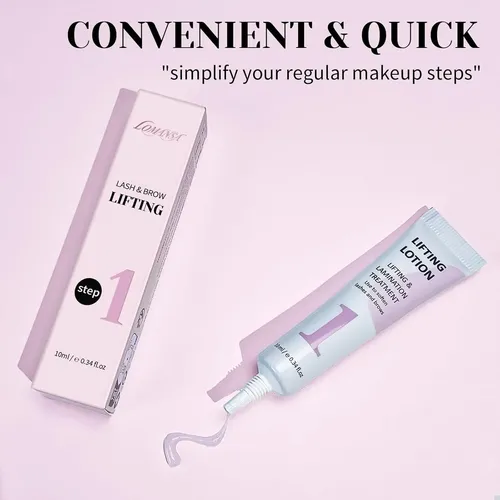 Kit De Levantamiento Para Pestañas Y Cejas Korea Tube, 10 Ml
