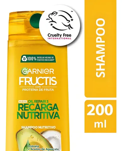Shampoo Fructis Oil Repair Recarga Nutritiva 200ml