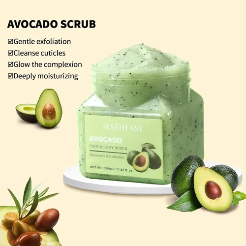 Exfoliante Facial Y Corporal O’kady De Aguacate 350ml