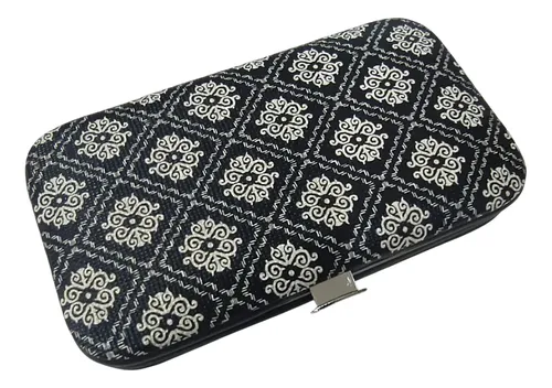 Set Manicura De Viaje X 7 Piezas Estuche Acero Quirurgico