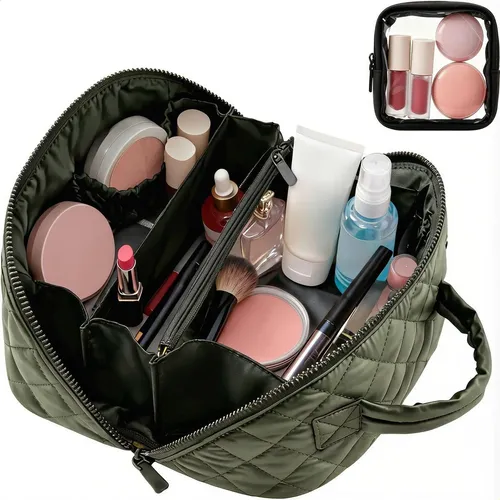 Neceser De Maquillaje Con Acolchado Gran Capacidad Para Alma