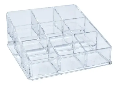 Organizador Acrílico Para Esmalte Maquillaje X 9 Div O1511